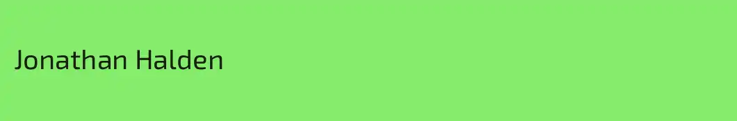 Jonathan Halden